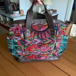 Nena & Co Vintage Huipil Day Bag